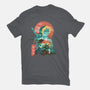 Ukiyo-E Hyrule Hero-unisex basic tee-dandingeroz