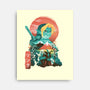 Ukiyo-E Hyrule Hero-none stretched canvas-dandingeroz