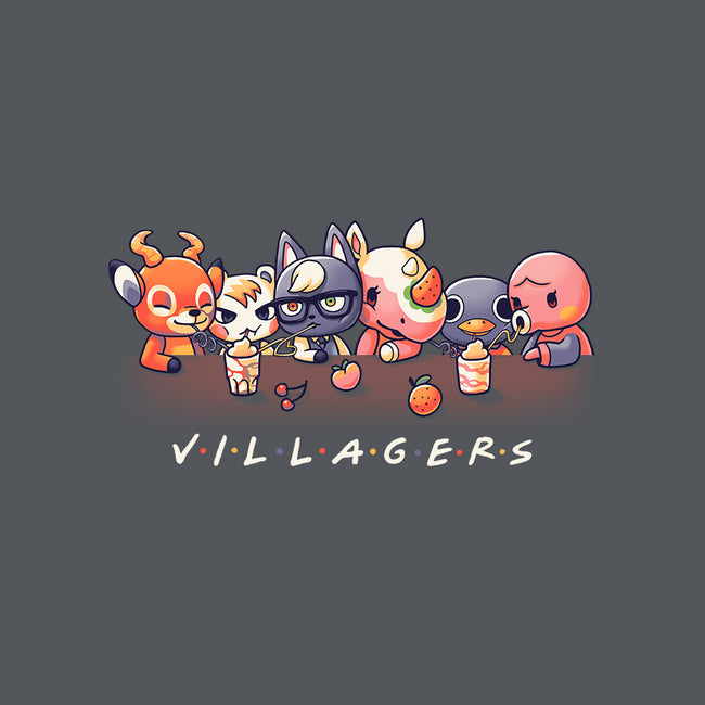 Villagers-womens fitted tee-Geekydog