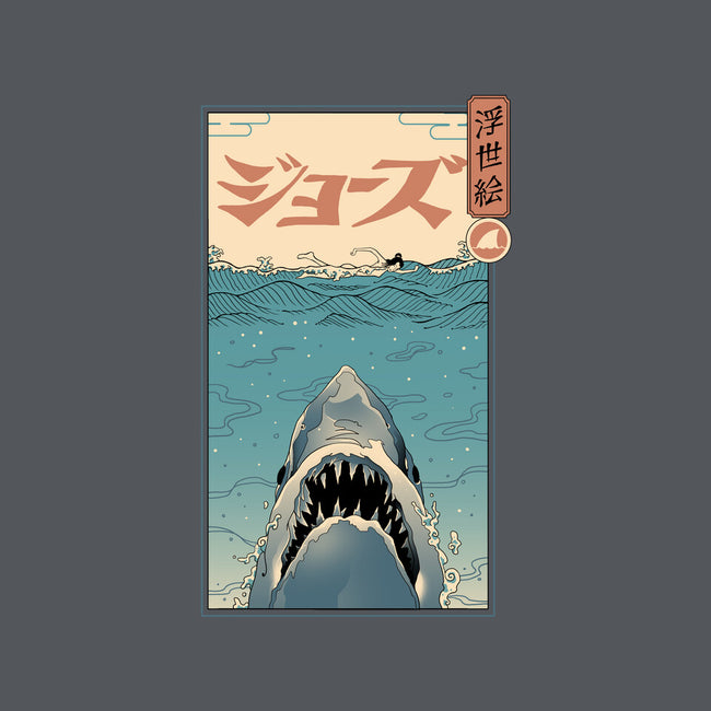 Shark Ukiyo-E-unisex kitchen apron-vp021