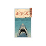 Shark Ukiyo-E-womens off shoulder tee-vp021