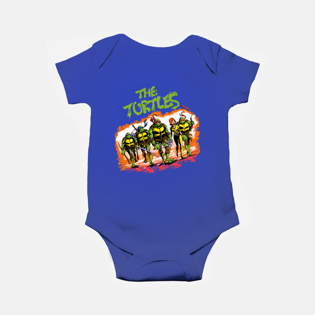 The Ninja Warriors-baby basic onesie-zascanauta