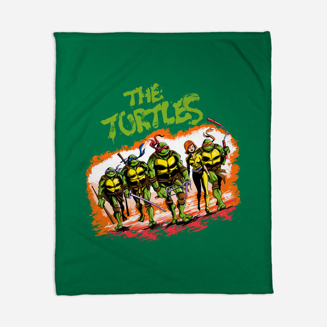 The Ninja Warriors-none fleece blanket-zascanauta