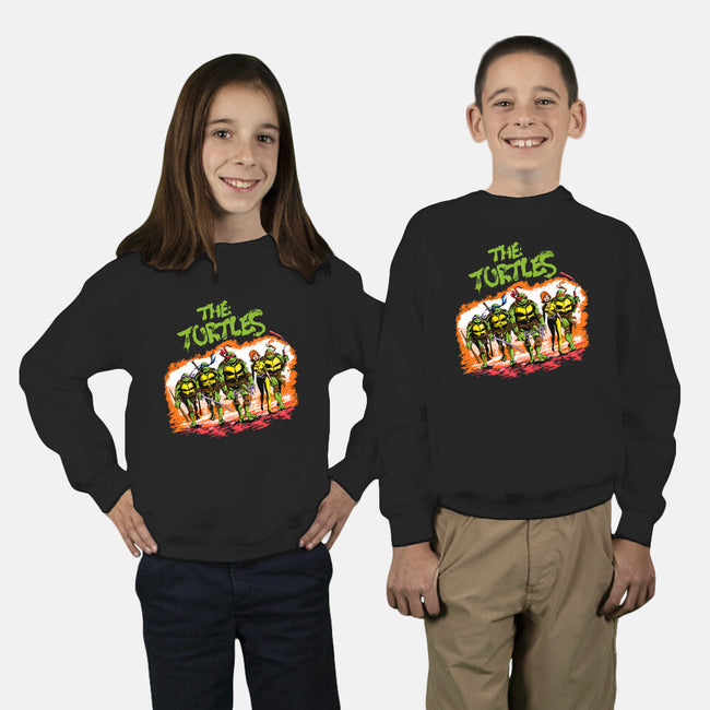 The Ninja Warriors-youth crew neck sweatshirt-zascanauta