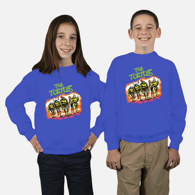The Ninja Warriors-youth crew neck sweatshirt-zascanauta