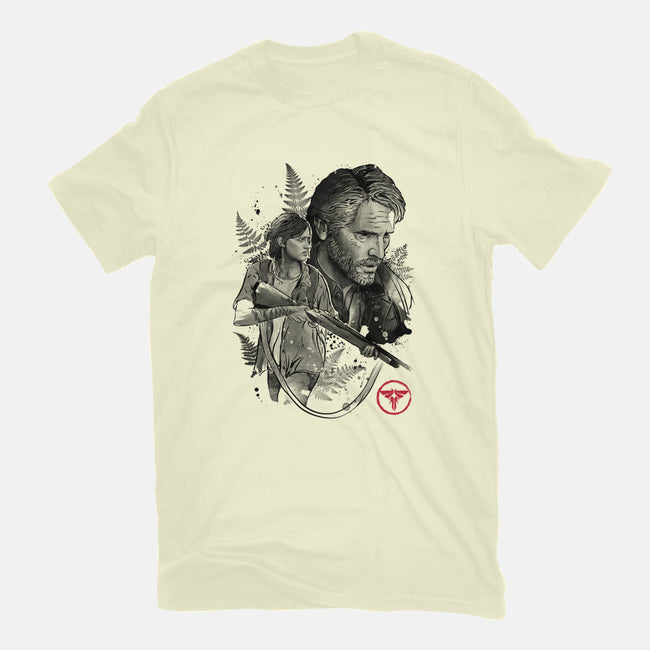 Joel and Ellie-mens basic tee-DrMonekers