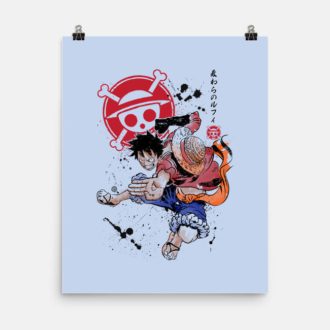 Straw Hat Captain-none matte poster-DrMonekers