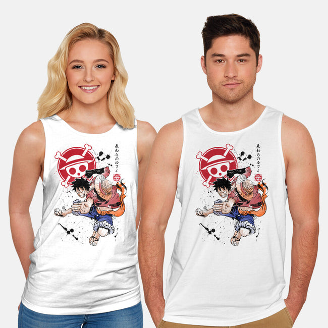 Straw Hat Captain-unisex basic tank-DrMonekers