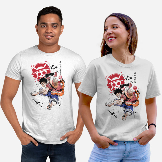 Straw Hat Captain-unisex basic tee-DrMonekers