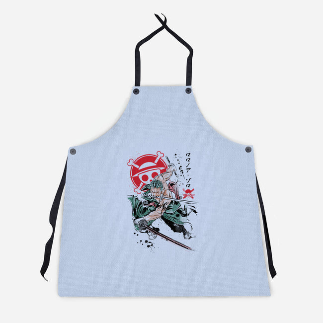 Pirate Hunter-unisex kitchen apron-DrMonekers