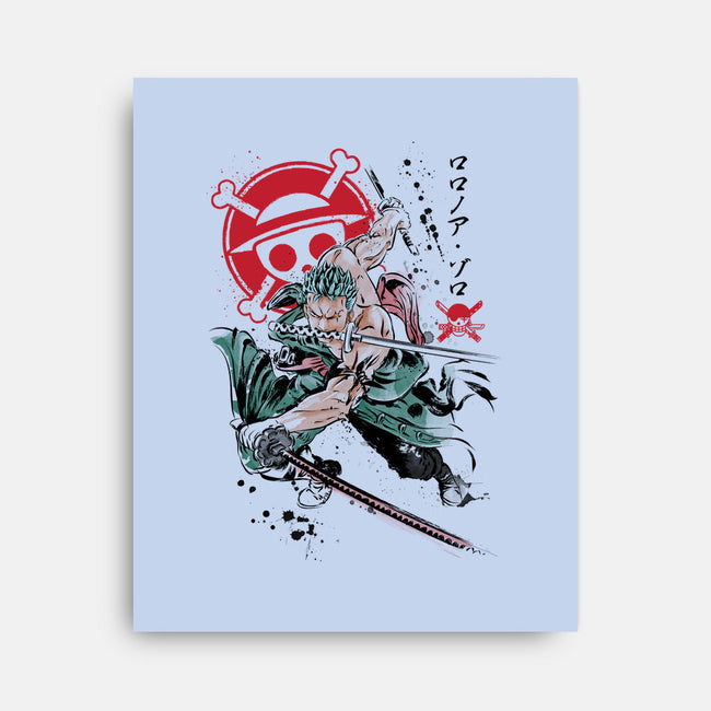 Pirate Hunter-none stretched canvas-DrMonekers