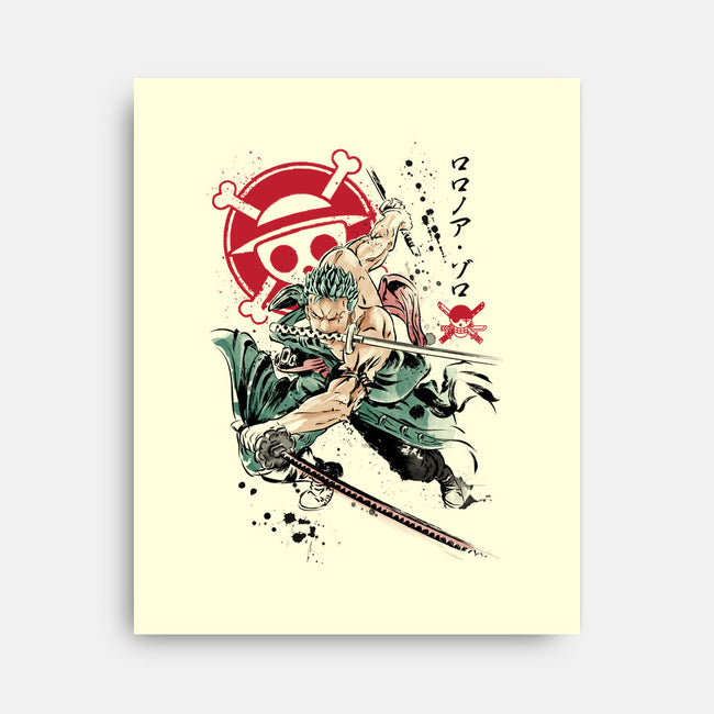Pirate Hunter-none stretched canvas-DrMonekers
