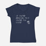 Too Close-womens v-neck tee-TeeFury
