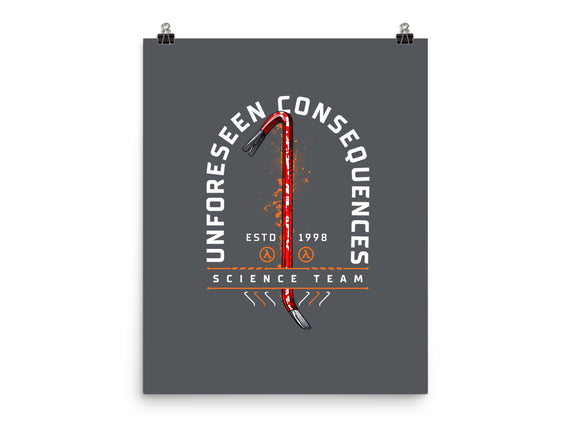 Unforseen Consequences