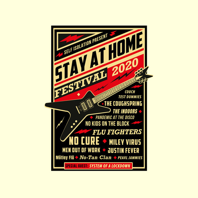 Quarantine Festival-none removable cover w insert throw pillow-sheepmerch