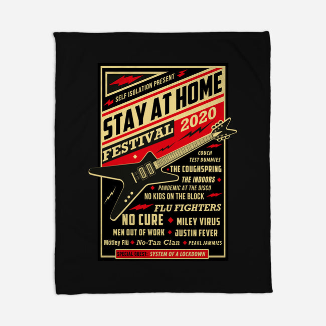 Quarantine Festival-none fleece blanket-sheepmerch