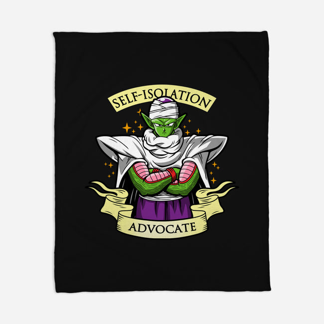 Self Isolation Advocate-none fleece blanket-Boggs Nicolas