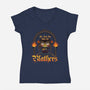 The First One-womens v-neck tee-NerdGamePlus