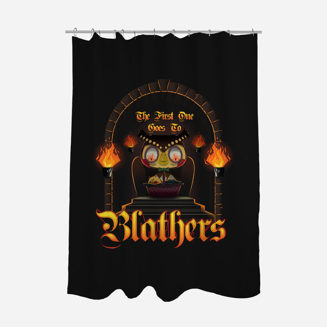 The First One-none polyester shower curtain-NerdGamePlus
