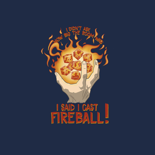 Cast Fireball-none stretched canvas-glassstaff