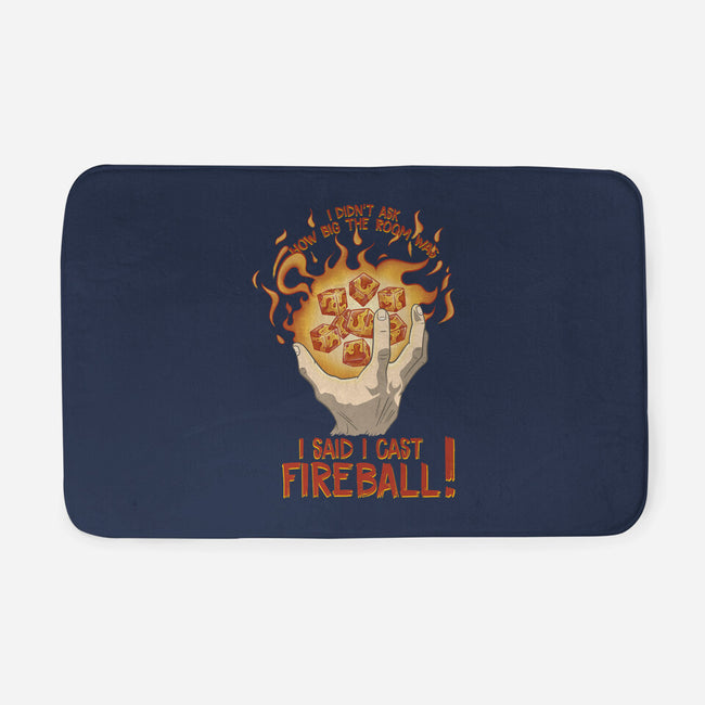 Cast Fireball-none memory foam bath mat-glassstaff