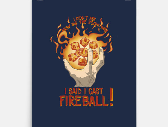 Cast Fireball