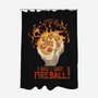 Cast Fireball-none polyester shower curtain-glassstaff