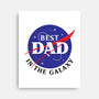 Best Dad in the Galaxy-none stretched canvas-cre8tvt