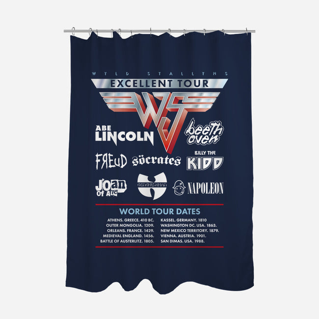 Be Excellent Tour-none polyester shower curtain-Retro Review