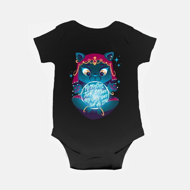 Bad Times-baby basic onesie-theteenosaur