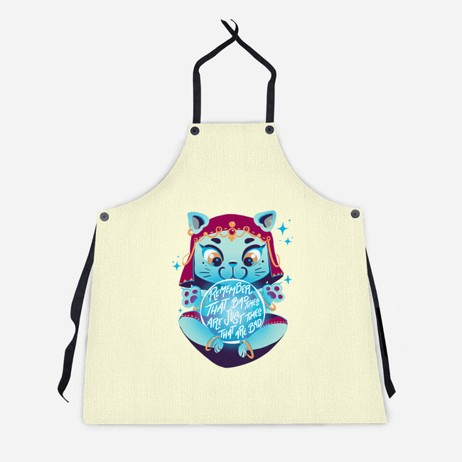 Bad Times-unisex kitchen apron-theteenosaur