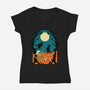 People are Strange-womens v-neck tee-pedralouca