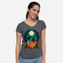 People are Strange-womens v-neck tee-pedralouca