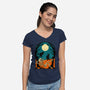 People are Strange-womens v-neck tee-pedralouca