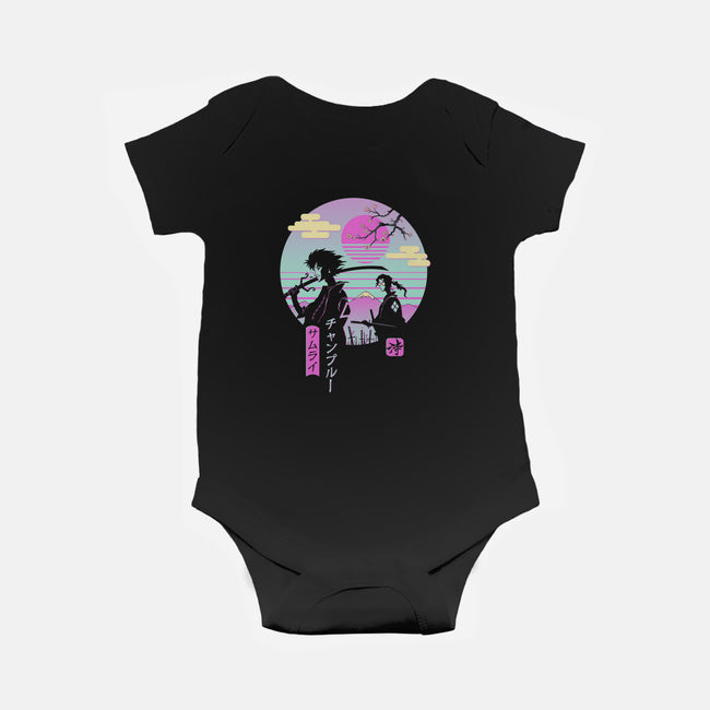 Samurai Chillhop-baby basic onesie-vp021