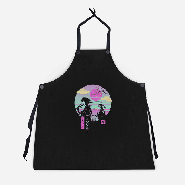 Samurai Chillhop-unisex kitchen apron-vp021