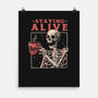 Staying Alive-none matte poster-eduely