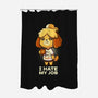 I Hate My Job-none polyester shower curtain-BlancaVidal