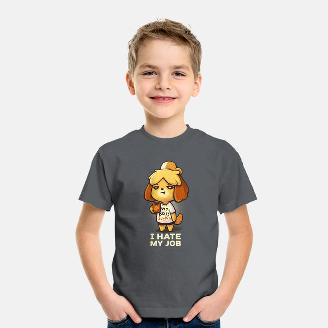 I Hate My Job-youth basic tee-BlancaVidal