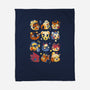 Island Faces-none fleece blanket-BlancaVidal