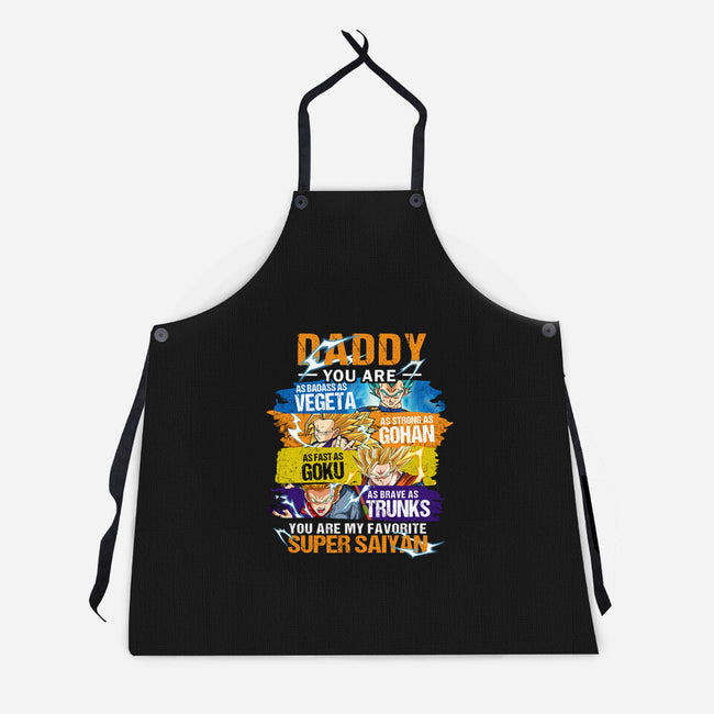 Super Dragon Daddy-unisex kitchen apron-Tom Geller