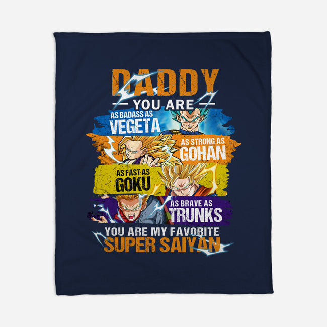 Super Dragon Daddy-none fleece blanket-Tom Geller