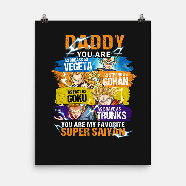 Super Dragon Daddy-none matte poster-Tom Geller