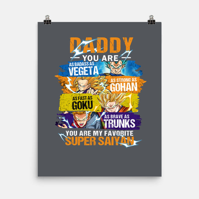 Super Dragon Daddy-none matte poster-Tom Geller