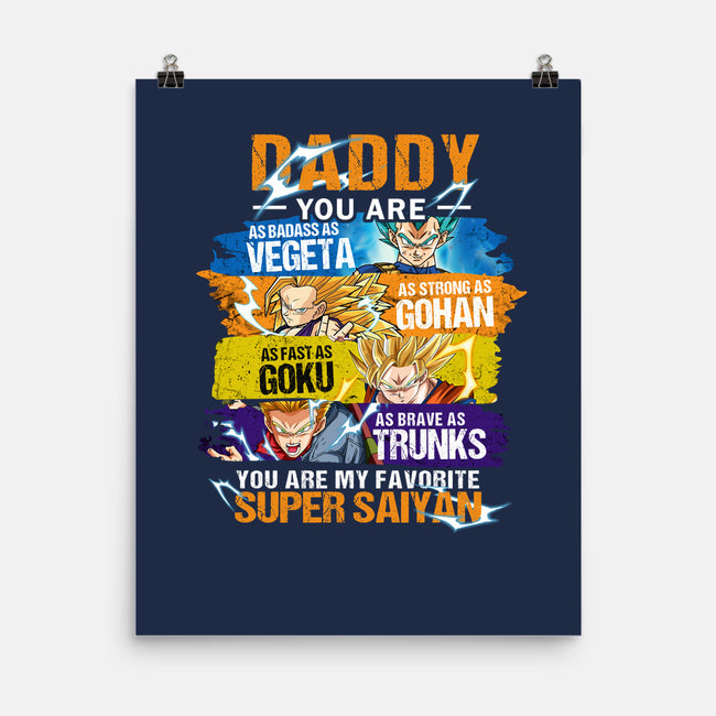 Super Dragon Daddy-none matte poster-Tom Geller