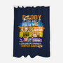 Super Dragon Daddy-none polyester shower curtain-Tom Geller