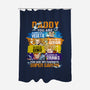 Super Dragon Daddy-none polyester shower curtain-Tom Geller