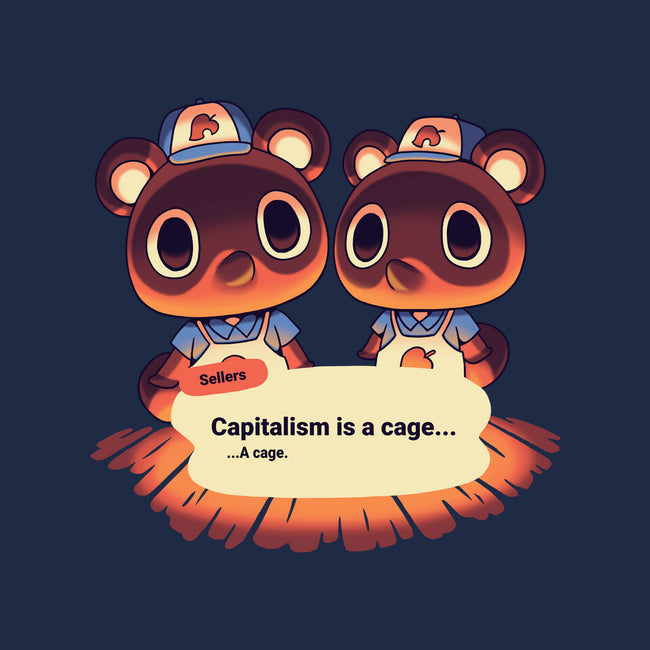 A Cage-none stretched canvas-Geekydog