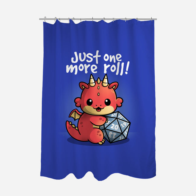 One More Roll-none polyester shower curtain-NemiMakeit