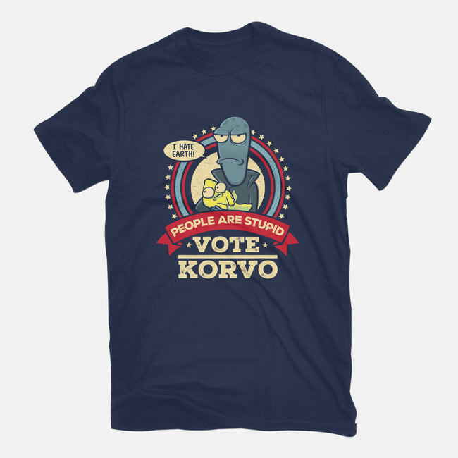 Vote Korvo-mens basic tee-kgullholmen